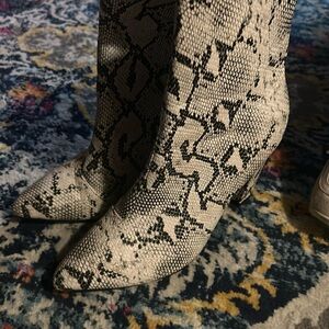 Snake Skin Boots